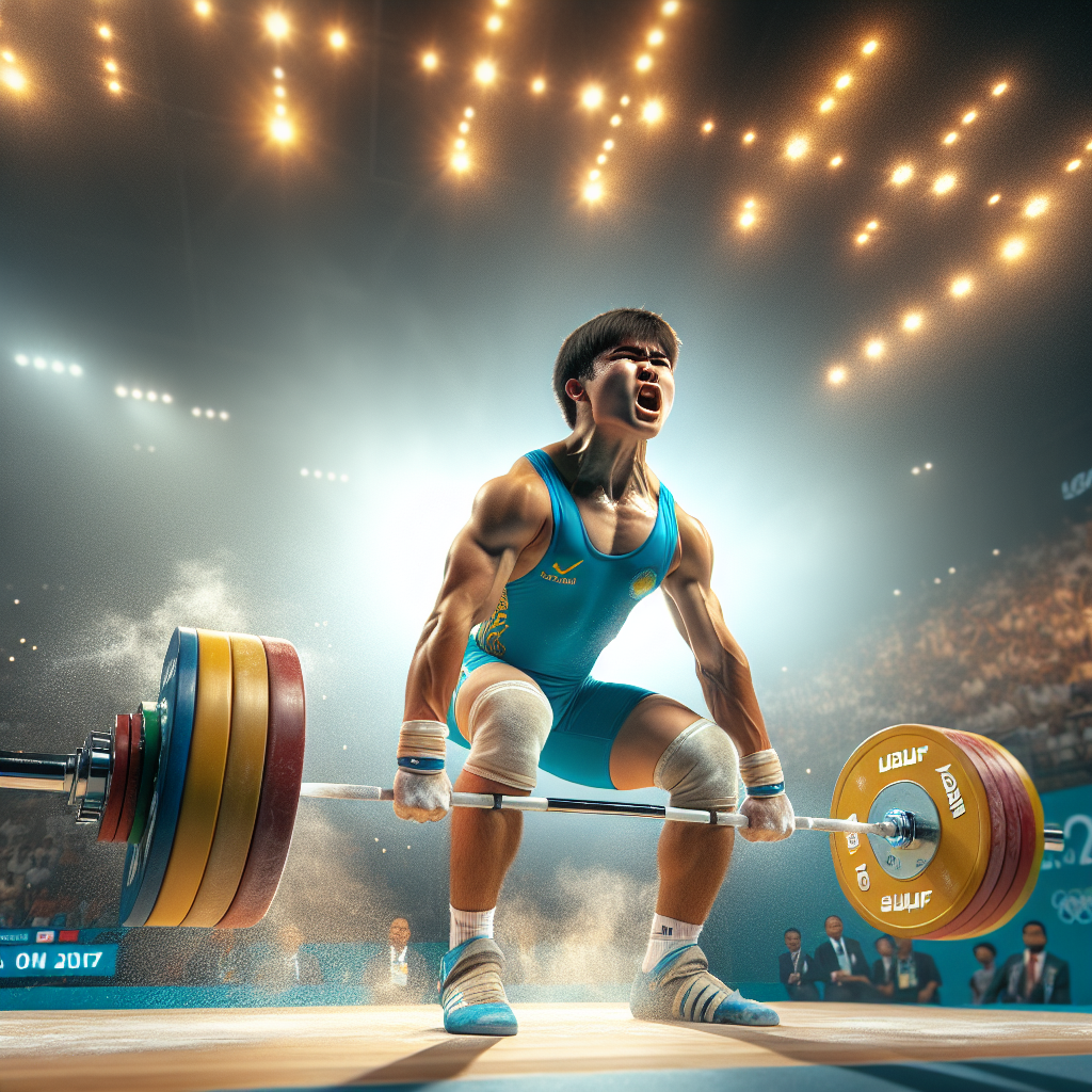 Казахстанский юный штангист выигрывает золото Азиады-2025 с рекордом 335 кг